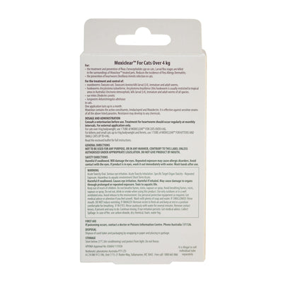 Moxiclear For Cats Over 4kg 6 Pack