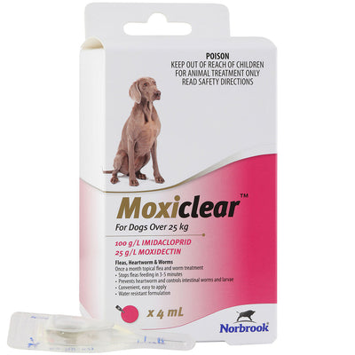 MOXICLEAR FOR DOGS OVER 25KG 3 PACK