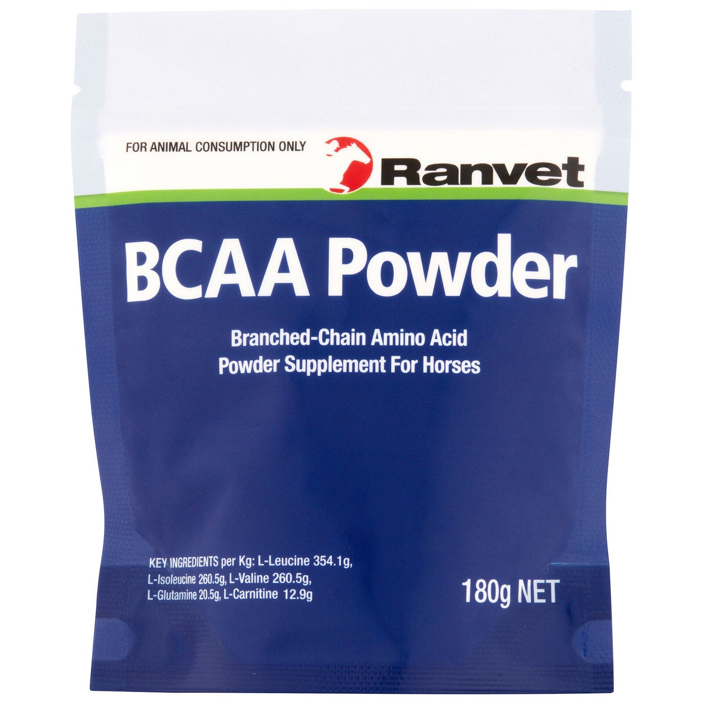 Ranvet BCAA Powder Branched-Chain Amino Acid Supplement for Horses 180g