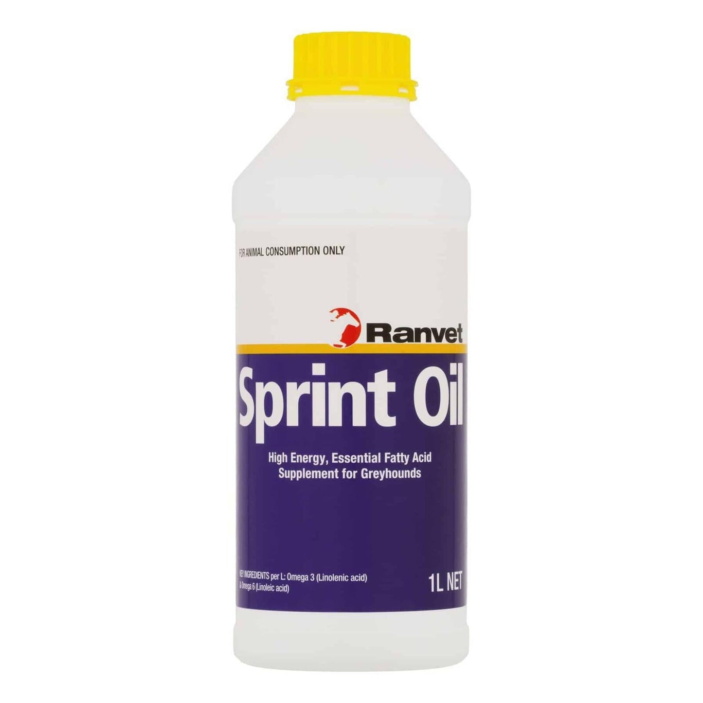 Ranvet Sprint Oil Greyhounds Essential Fatty Acid Supplement 1L
