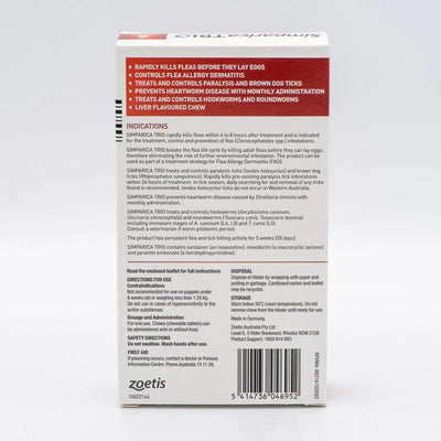 Simparica Trio 40.1-60kg 6 Pack