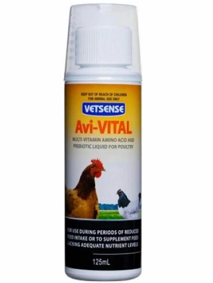 Vetsense Avi-Vital Vitamin Poultry Amino Acid Supplement 125ml