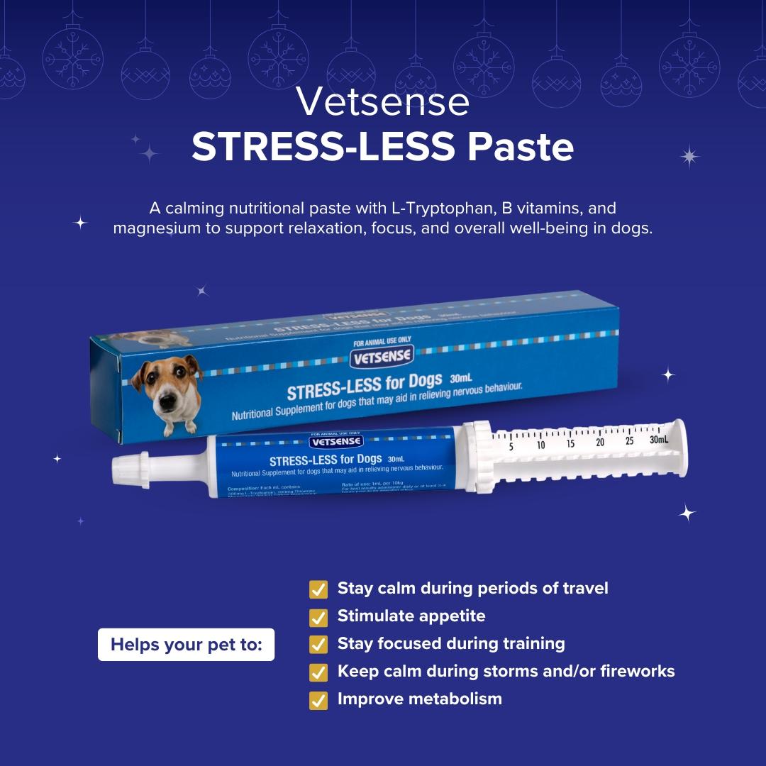 Vetsense Stress-Less Calming Paste For Nerve Muscle Health In Dog 30g