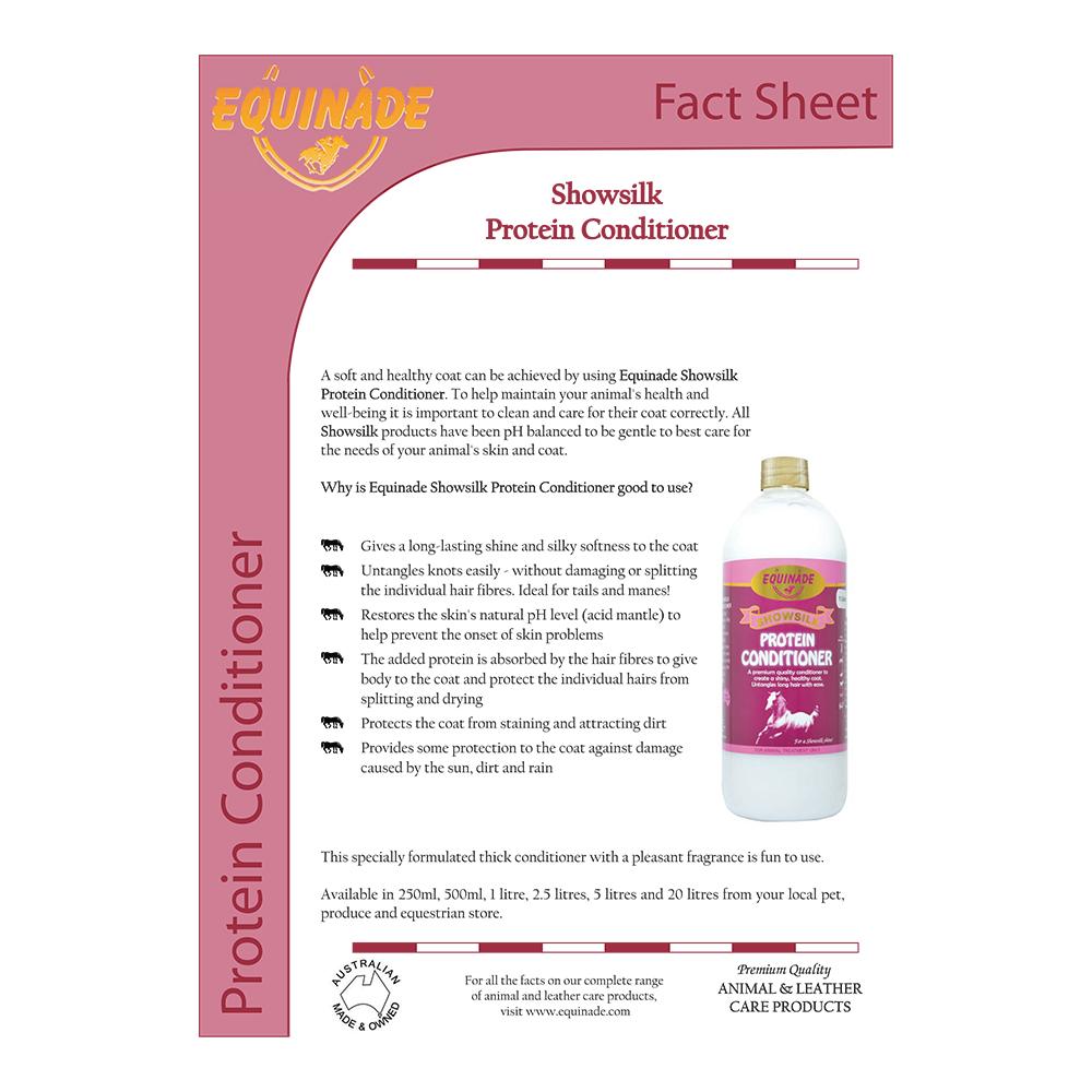 Equinade Showsilk Protein Conditioner Horse Coat Treatment 5L