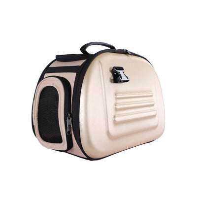 Ibiyaya Classic Eva Collapsible Pet Carrier - Beige