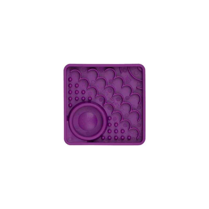 Lickimat Cat Feeder Classic Kitty Purple