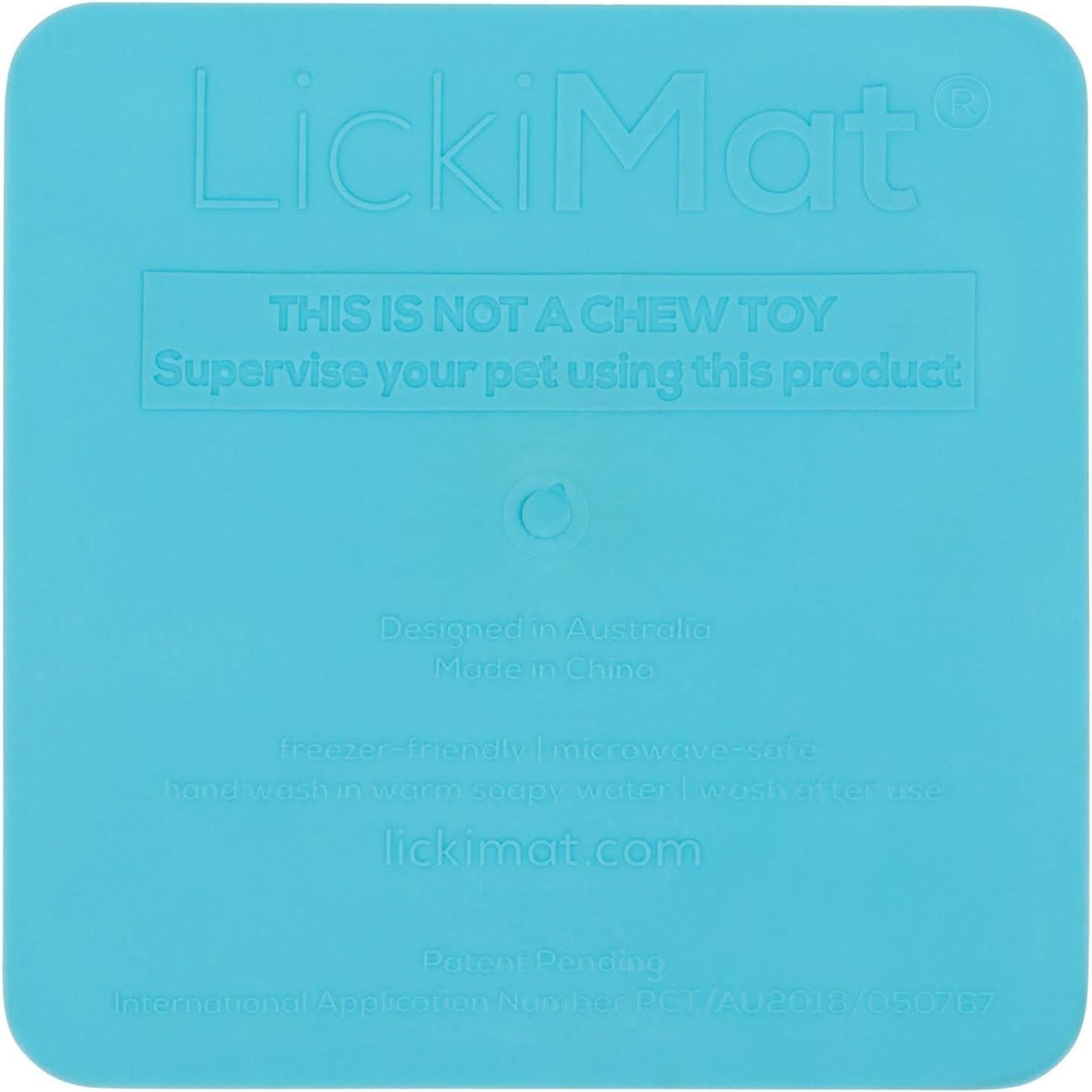 Lickimat Cat Feeder Classic Kitty Turquoise