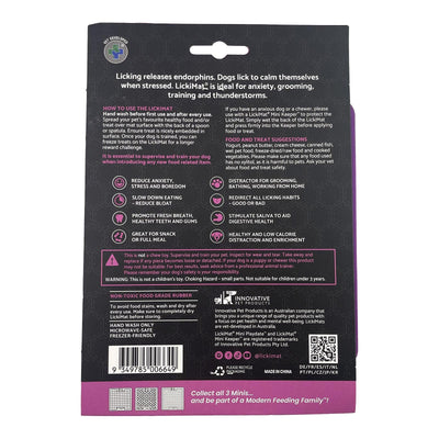 Lickimat Dog Feeder Mini Playdate Purple