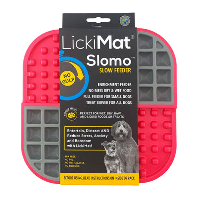 Lickimat Dog Slomo Red