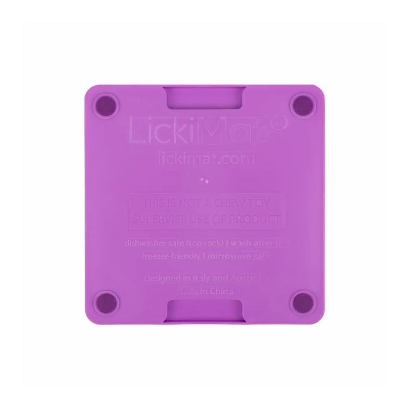 Lickimat Dog Feeder Mini Tuff Buddy Purple