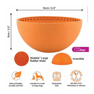 Lickimat Dog Feeder Wobble Purple