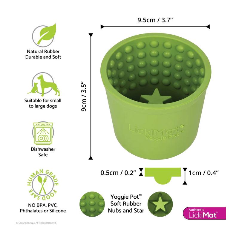 Lickimat Yoggie Pot Purple