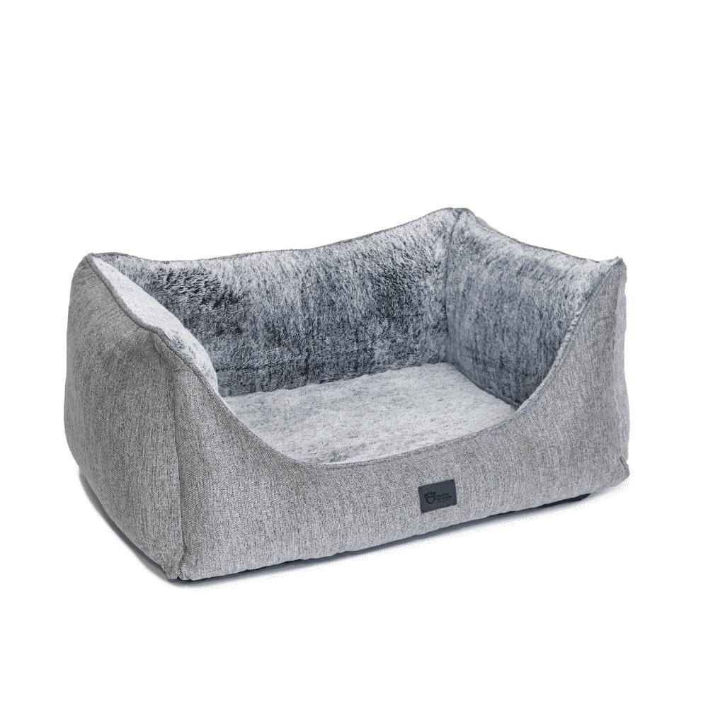 Superior Pet Goods Ortho Dog Lounger Artic Faux Fur Small Pet/Dog Bed