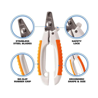 Wahl Orange-White Nail Clipper Large