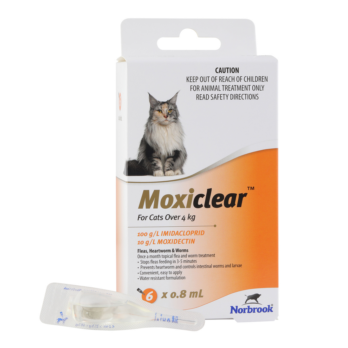 Moxiclear For Cats Over 4kg 6 Pack