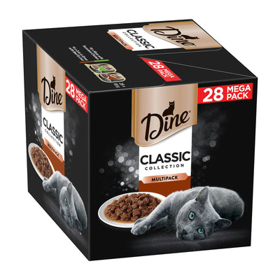 Dine Classic Collections Cat Food Succulent Selection  Beef & Liver In Gravy 28 Pack
