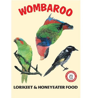 WOMBAROO LORIKEET & HONEYEATER FOOD 4.5KG