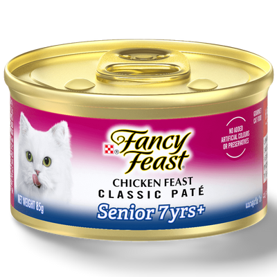 Fancy Feast Classic Senior Chicken Pate 24x85g