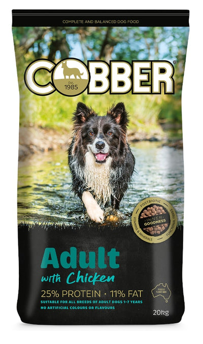 Cobber Adult with Chicken Dry Dog Food 8kg