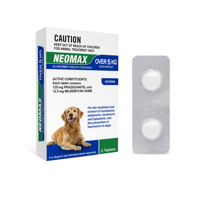 Neomax Allwormer For Dogs Over 5kg 2 Tablets