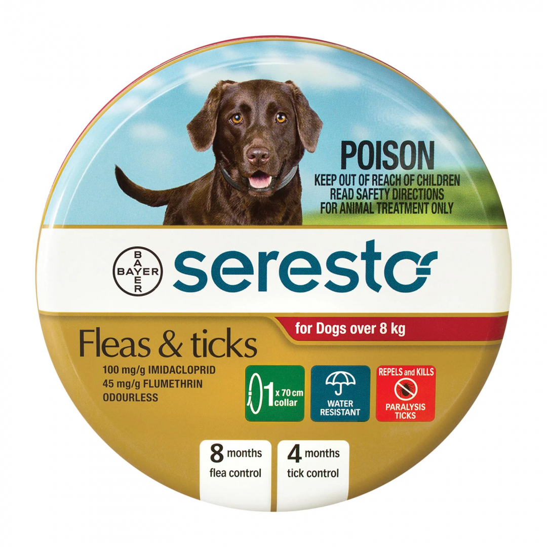 Bayer Seresto Flea and Tick Collar for Dogs over 8kg