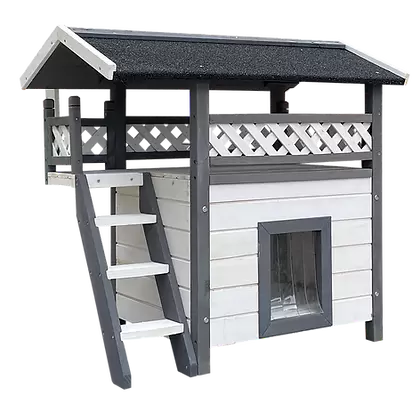 Weatherproof Cat House Apartment