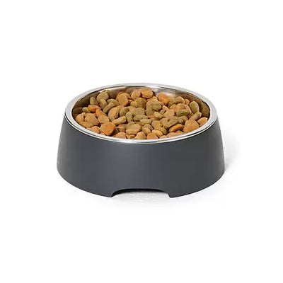 Snooza Concrete & Stainless Steel Bowl  Charcoal