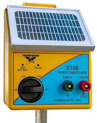 Thunderbird Solar 10km Electric Fence Energiser