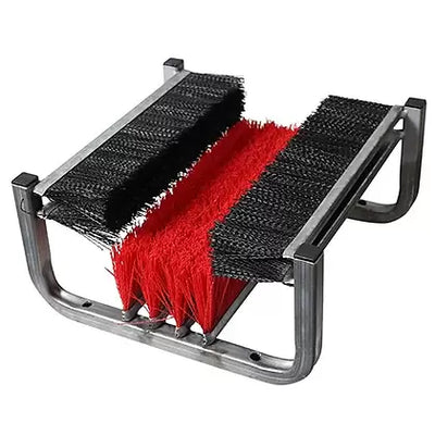 Heavy Duty Deluxe 3 Brush Boot Cleaner Scraper