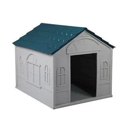 Dog Kennel Outdoor Indoor Pet Plastic Garden Large House Weatherproof Outside XL