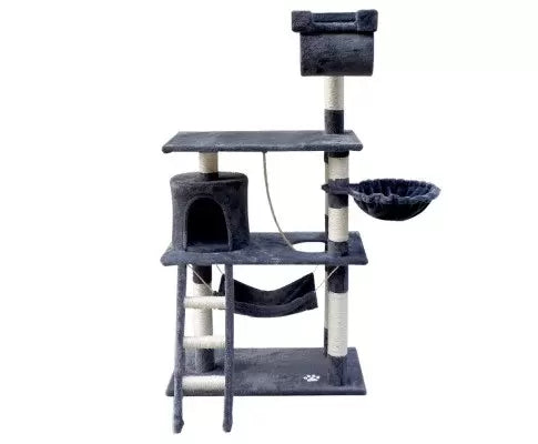 Cat Tree 141cm Trees Scratching Post Scratcher Tower Condo House