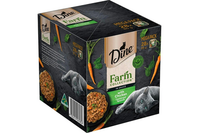 Dine Farm Collection With Chicken Carrot And Spinach 28 Pack