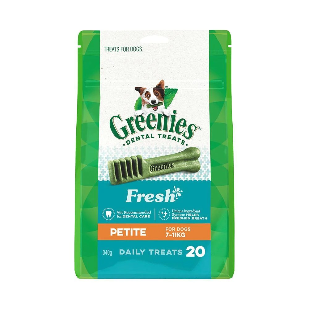 Greenies Dog Fresh Mint Dental Treats For Petite Dogs