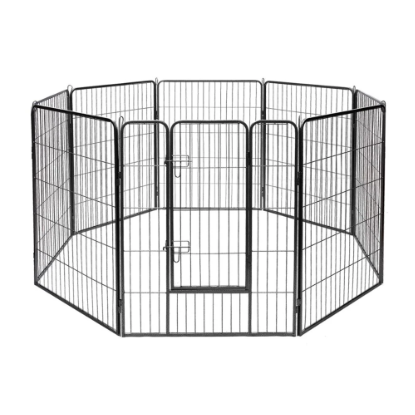 Heavy Duty 8 Panel Dog Playpen Enclosure - 24" / 60cm