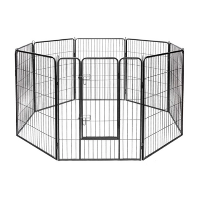 Heavy Duty 8 Panel Dog Playpen Enclosure - 48" / 120cm