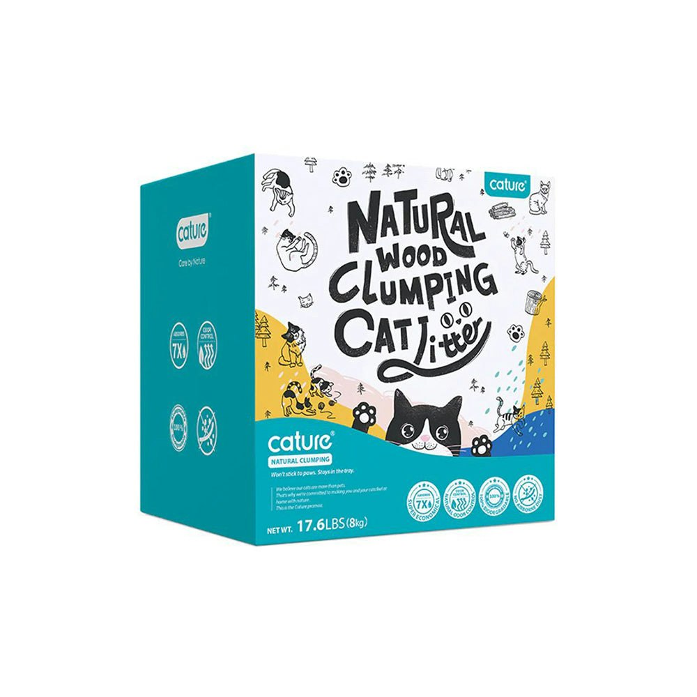 CATURE Wood Clumping Cat Litter Smart Pellets 20L/8Kg