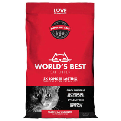 Worlds Best Multiple Cat Clumping Cat Litter 6.8kg