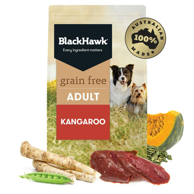 Black Hawk Grain Free Kangaroo Adult Dog Food 15kg