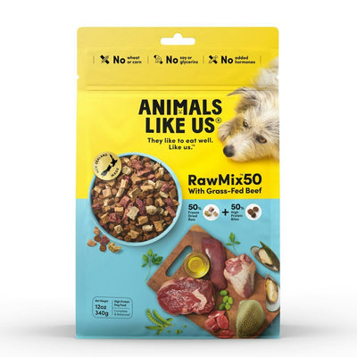 Animals Like Us - RawMix50 with Grass-Fed Lamb Dog food 340g