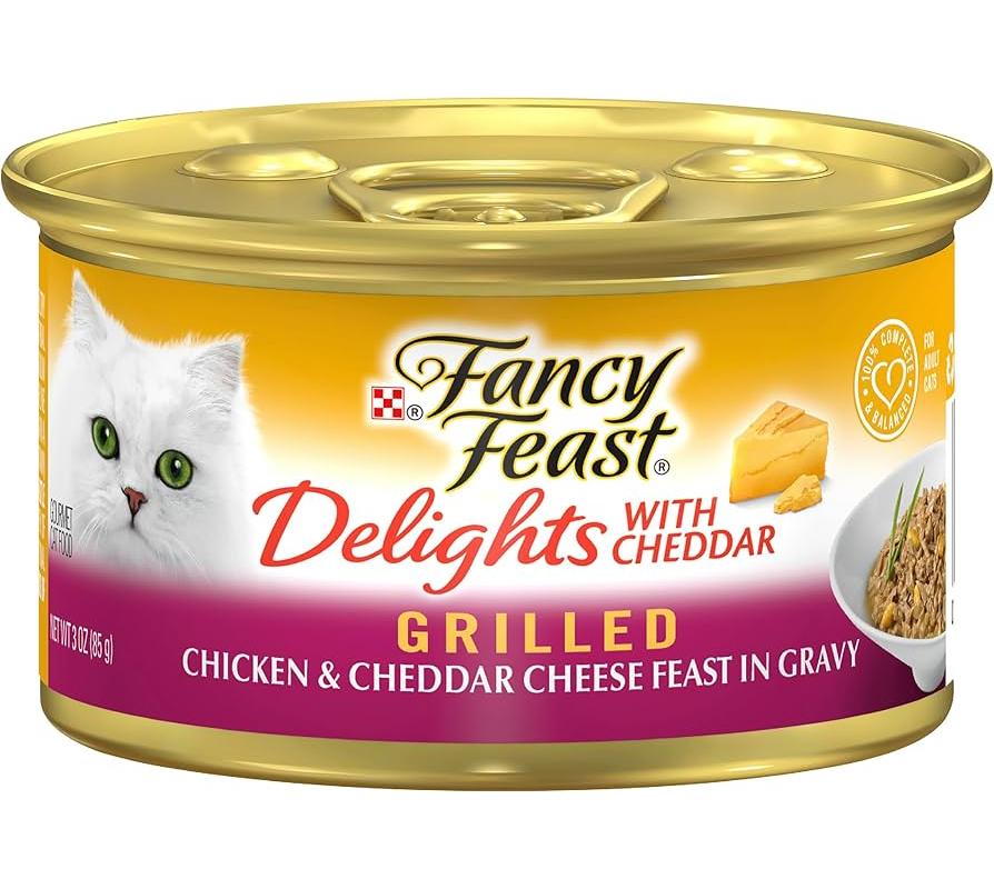 Fancy Feast Cheddar Delights Grilled 24X85g