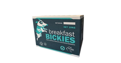 Petrite Snaxize Breakfast Dog Biscuits 10kg