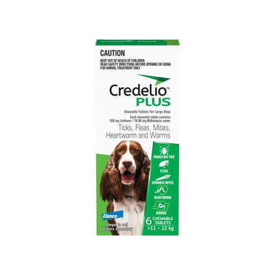 Credelio Plus For Large Dogs 11-22kg Green 6 Pack
