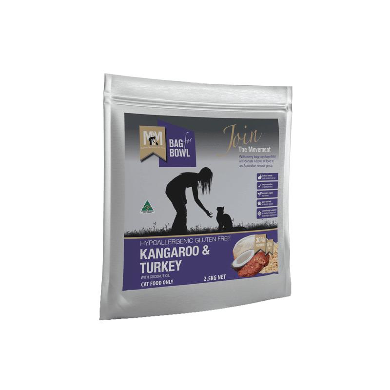 Meals For Meows Gluten Free Kangaroo & Turkey Dry Cat Food - 2.5kg