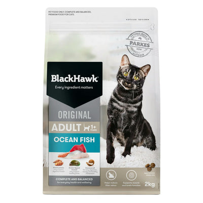 Black Hawk Original Ocean Fish Dry Cat Food 2kg