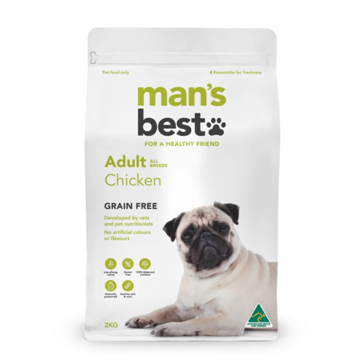 Man's Best Dog Food Adult Chicken - 2kg