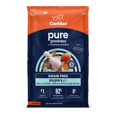 Canidae Puppy Pure Chicken Lentil & Egg Dry Dog Food 10.8kg