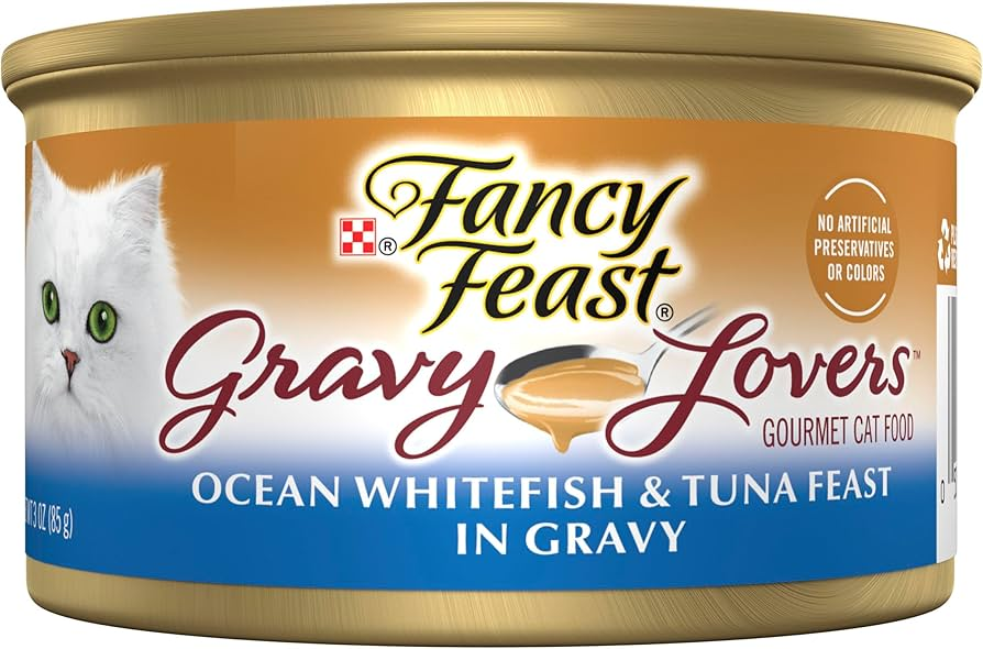 Fancy Feast Gravy Lovers Ocean White Fish 24X85g