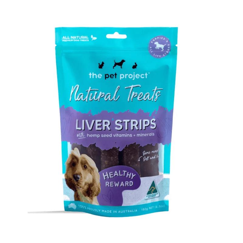 The Pet Project Liver Strips 180g