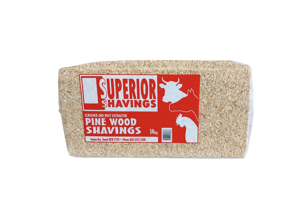 Superior Pine Wood Shavings Bale 14kg