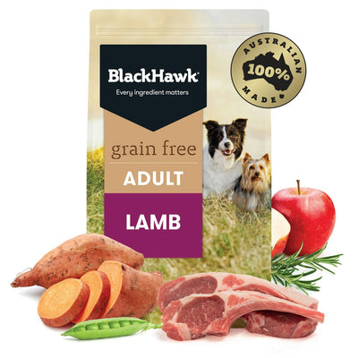 Black Hawk Grain Free Lamb Adult Dog Food 15kg